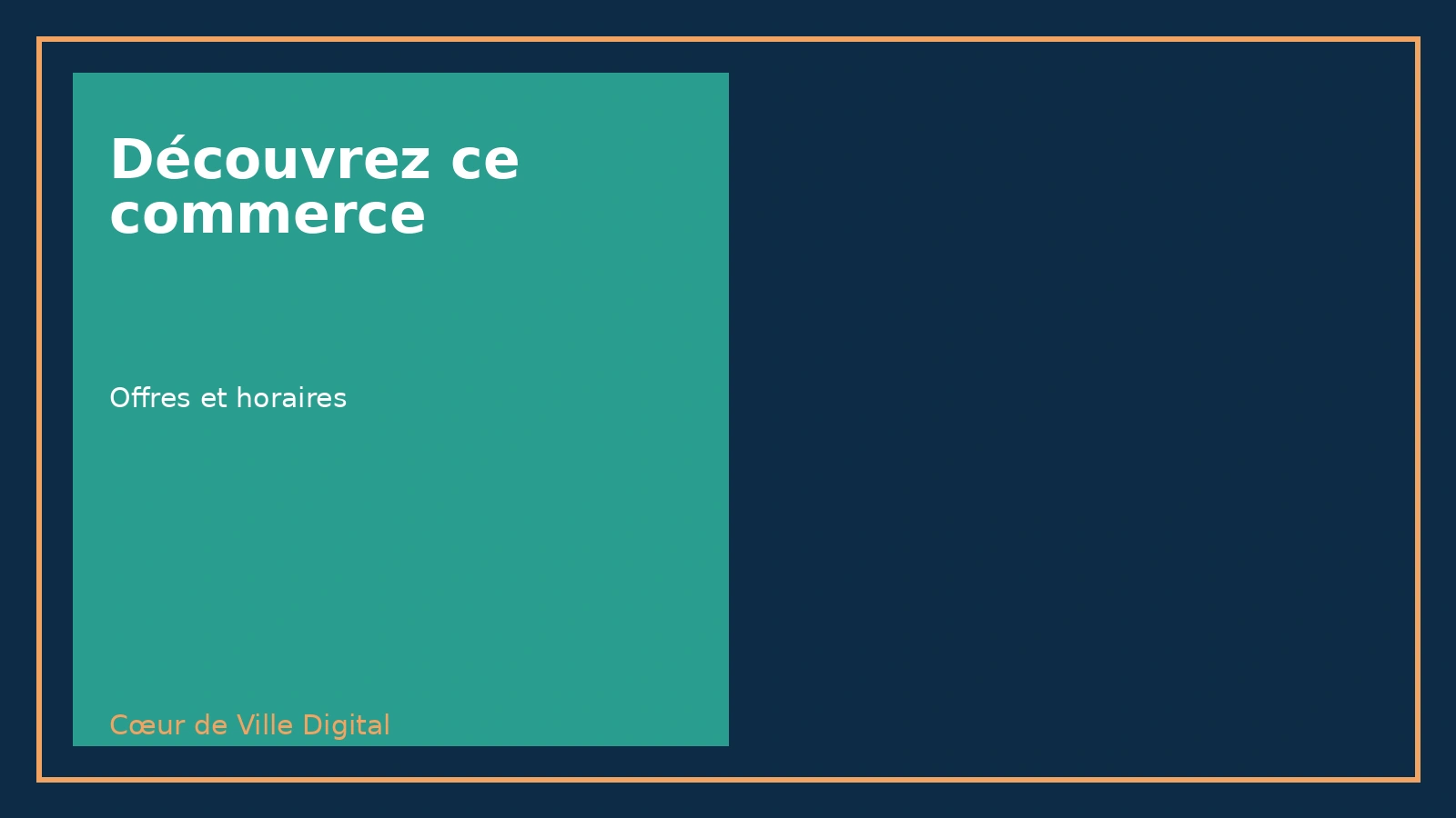 QR code vitrine commerce