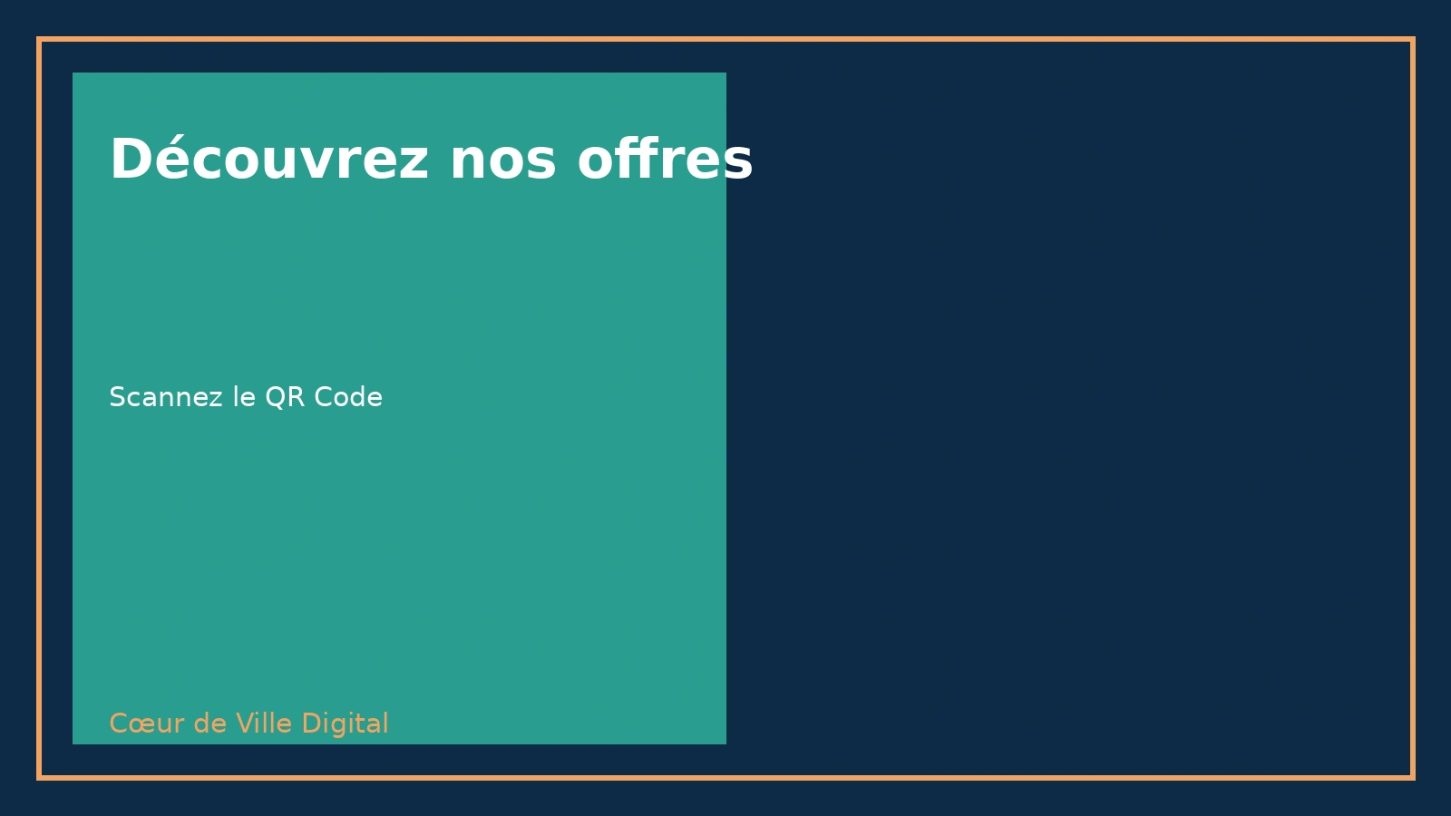 QR code vitrine restaurant